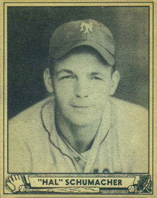 1940 Play Ball "Hal" Schumacher #85 Baseball Card