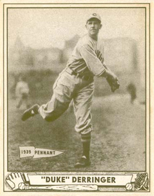 1940 Play Ball "Duke" Derringer #74 Baseball Card
