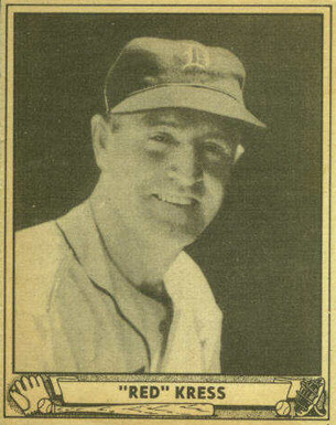 1940 Play Ball "Red" Kress #45 Baseball Card