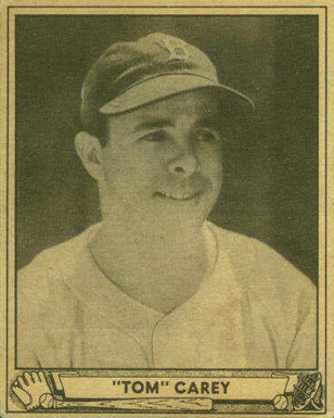1940 Play Ball "Tom" Carey #39 Baseball Card