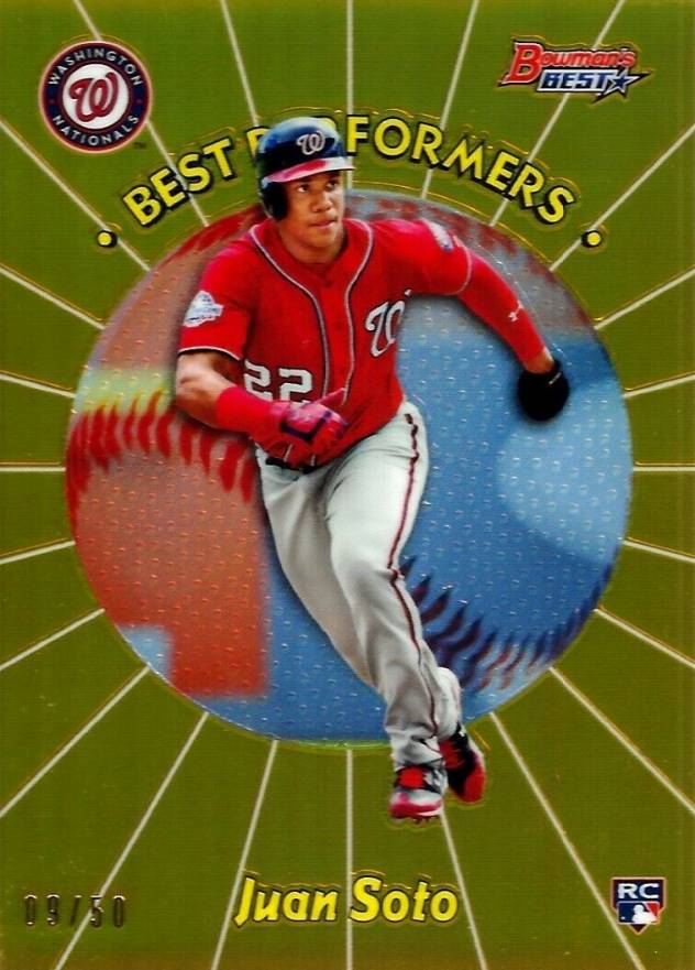 2018 Bowman's Best 1998 Best Performers Juan Soto #JS Baseball Card