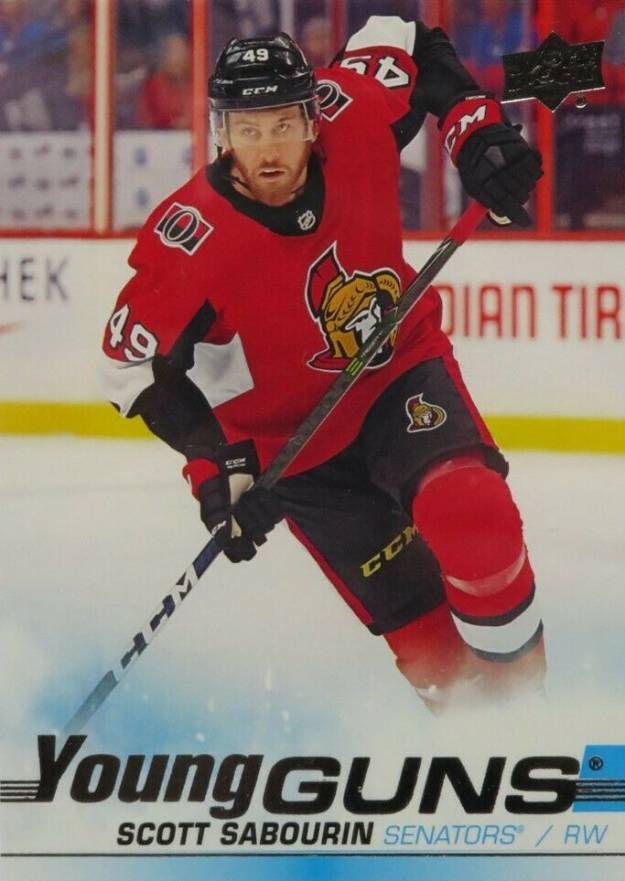 2019 Upper Deck Scott Sabourin #220 Hockey Card