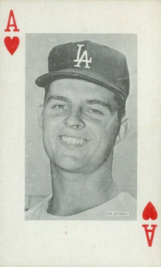 1962 Pittsburgh Exhibits Don Drysdale # Baseball Card