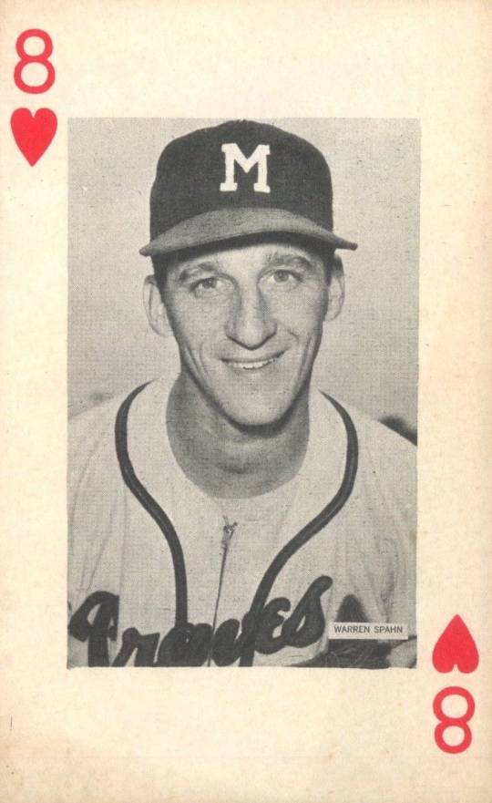 1962 Pittsburgh Exhibits Warren Spahn # Baseball Card