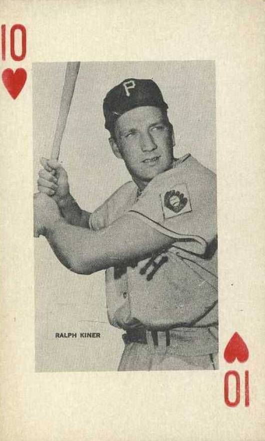 1962 Pittsburgh Exhibits Ralph Kiner # Baseball Card