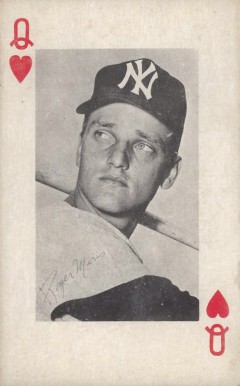1962 Pittsburgh Exhibits Roger Maris # Baseball Card
