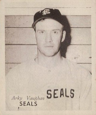 1949 Hage's Dairy Arky Vaughan #15 Baseball Card