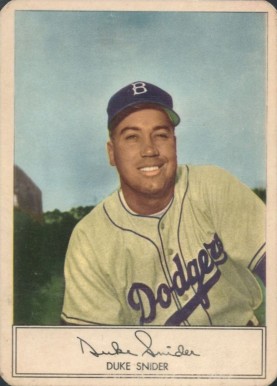 1953 Stahl-Meyer Franks Duke Snider #8 Baseball Card