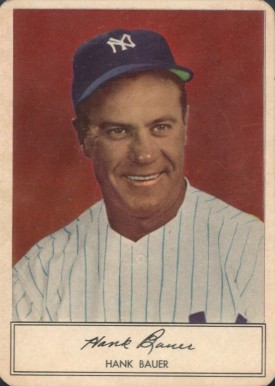 1953 Stahl-Meyer Franks Hank Bauer # Baseball Card