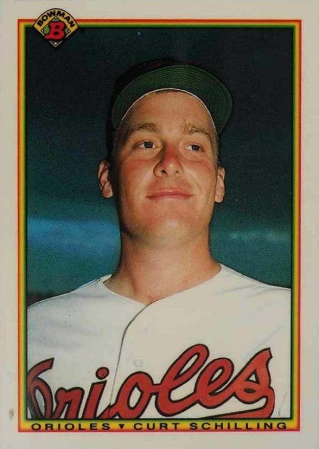 1990 Bowman Tiffany Curt Schilling #246 Baseball Card
