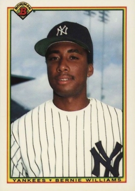 1990 Bowman Tiffany Bernie Williams #439 Baseball Card