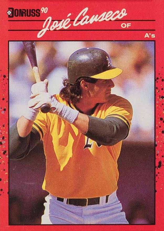 1990 Donruss Jose Canseco #125 Baseball Card