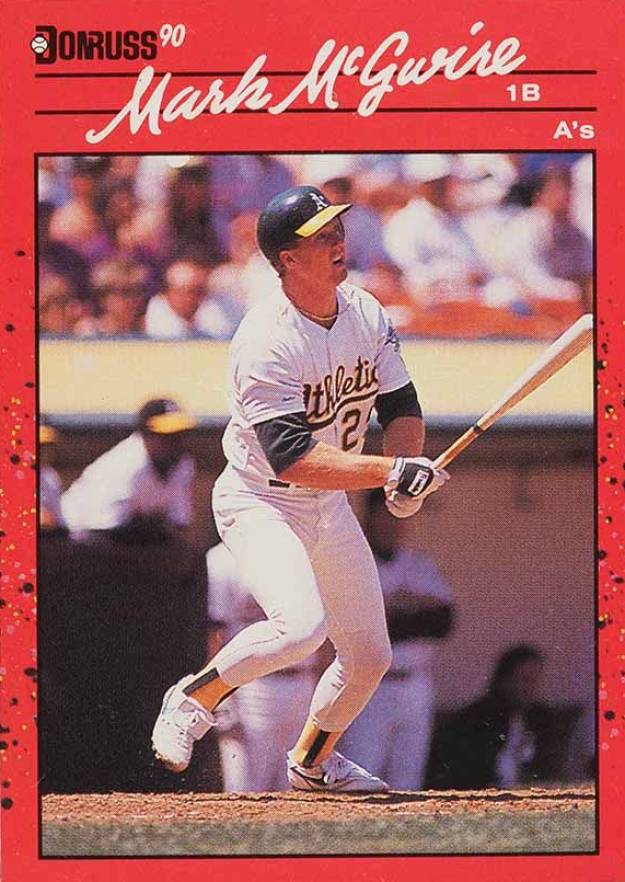 1990 Donruss Mark McGwire #185 Baseball Card