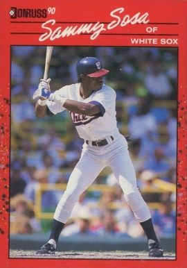 1990 Donruss Sammy Sosa #489 Baseball Card