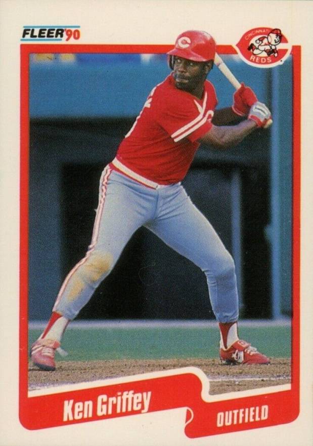 1990 Fleer Ken Griffey #420 Baseball Card