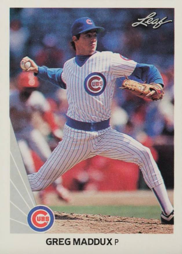 1990 Leaf Greg Maddux #25 Baseball Card