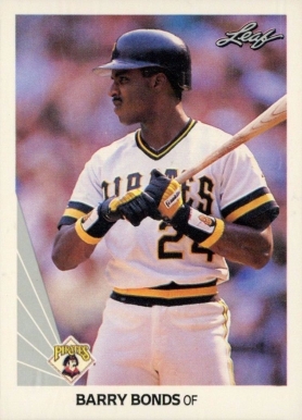 1990 Leaf Barry Bonds #91 Baseball Card