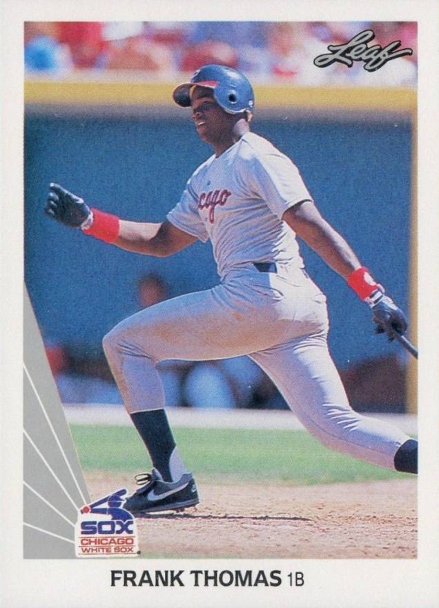 1990 Leaf Frank Thomas #300 Baseball Card