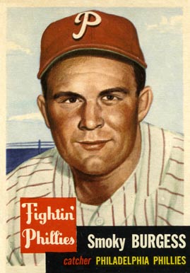 1953 Topps Smoky Burgess #10 Baseball Card