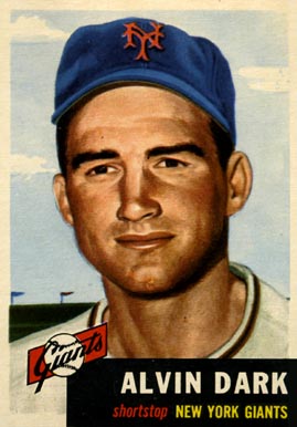 1953 Topps Alvin Dark #109 Baseball Card