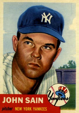 1953 Topps John Sain #119 Baseball Card