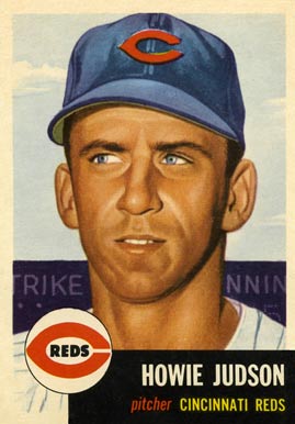 1953 Topps Howie Judson #12 Baseball Card
