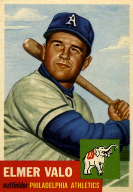 1953 Topps Elmer Valo #122 Baseball Card