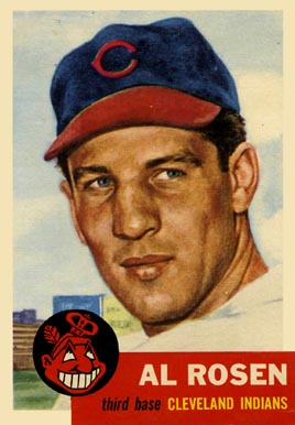 1953 Topps Al Rosen #135 Baseball Card