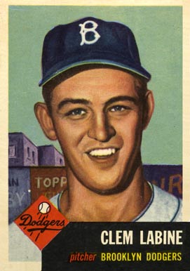 1953 Topps Clem Labine #14 Baseball Card