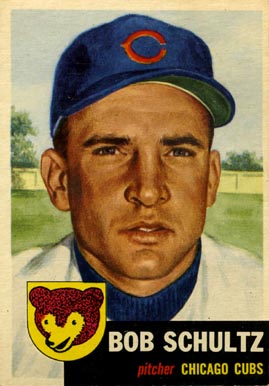 1953 Topps Bob Schultz #144 Baseball Card