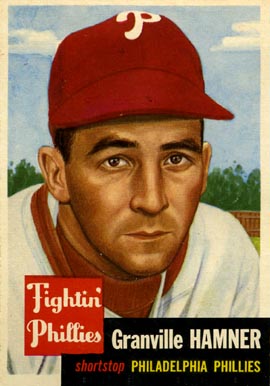 1953 Topps Granville Hamner #146 Baseball Card