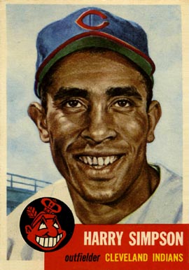 1953 Topps Harry Simpson #150 Baseball Card
