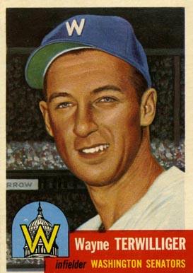 1953 Topps Wayne Terwilliger #159 Baseball Card