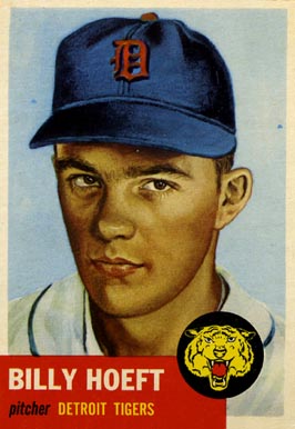 1953 Topps Billy Hoeft #165 Baseball Card