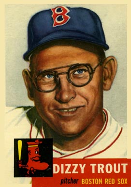1953 Topps Dizzy Trout #169 Baseball Card