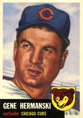 1953 Topps Gene Hermanski #179 Baseball Card