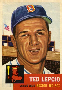 1953 Topps Ted Lepcio #18 Baseball Card