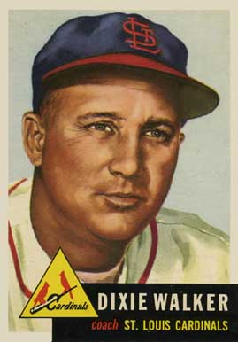 1953 Topps Dixie Walker #190 Baseball Card