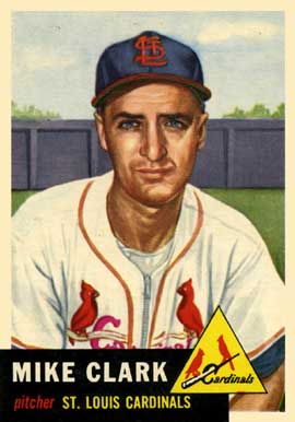 1953 Topps Mike Clark #193 Baseball Card
