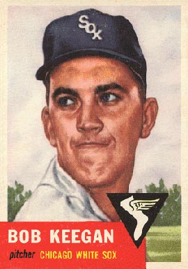 1953 Topps Bob Keegan #196 Baseball Card