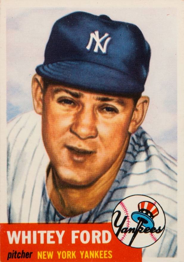 1953 Topps Whitey Ford #207 Baseball Card