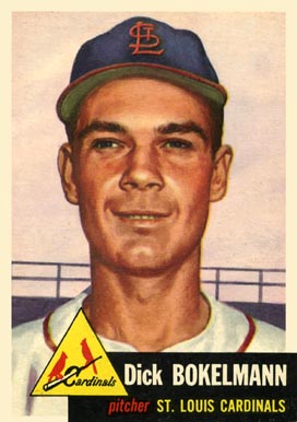 1953 Topps Dick Bokelmann #204 Baseball Card