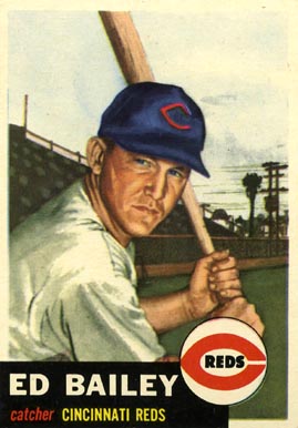 1953 Topps Ed Bailey #206 Baseball Card