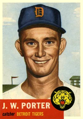 1953 Topps J.W. Porter #211 Baseball Card