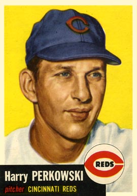 1953 Topps Harry Perkowski #236 Baseball Card