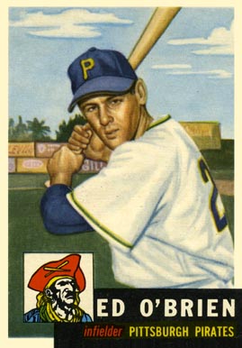 1953 Topps Ed O'Brien #249 Baseball Card