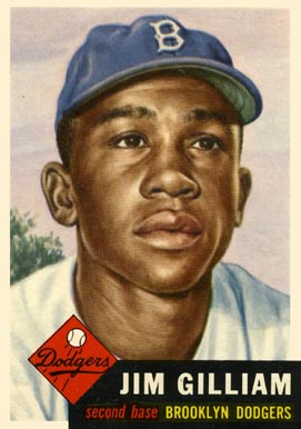 1953 Topps Jim Gilliam #258 Baseball Card