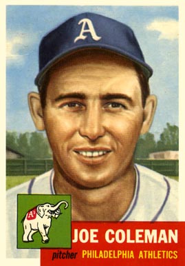 1953 Topps Joe Coleman #279 Baseball Card