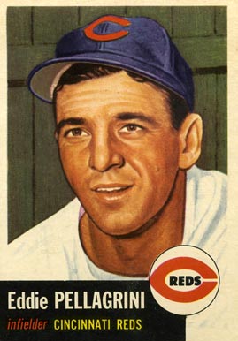 1953 Topps Eddie Pellagrini #28 Baseball Card