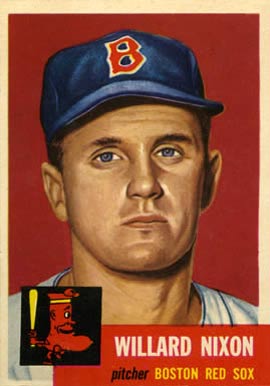 1953 Topps Willard Nixon #30 Baseball Card